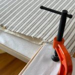 diy quilting frame setup