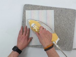 front facing zipper pouch